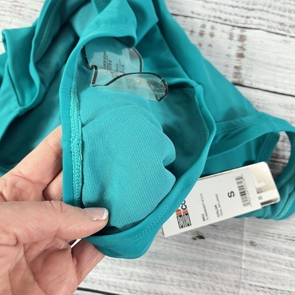 32 Degrees Heat Cool One Piece Teal Splunge size Small UPF+40 Quick Dry Fitness - Picture 14 of 14